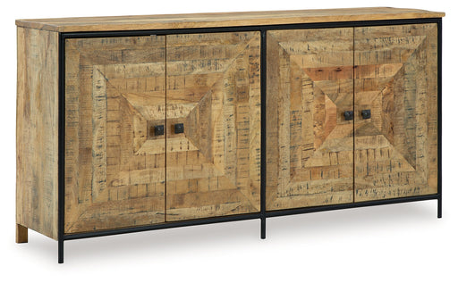 Camney Brown/Black Accent Cabinet - A4000581 - Vega Furniture