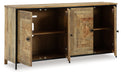 Camney Brown/Black Accent Cabinet - A4000581 - Vega Furniture