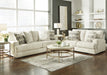 Caretti Parchment Living Room Set - SET | 1230338 | 1230335 - Vega Furniture