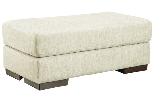 Caretti Parchment Ottoman - 1230314 - Vega Furniture