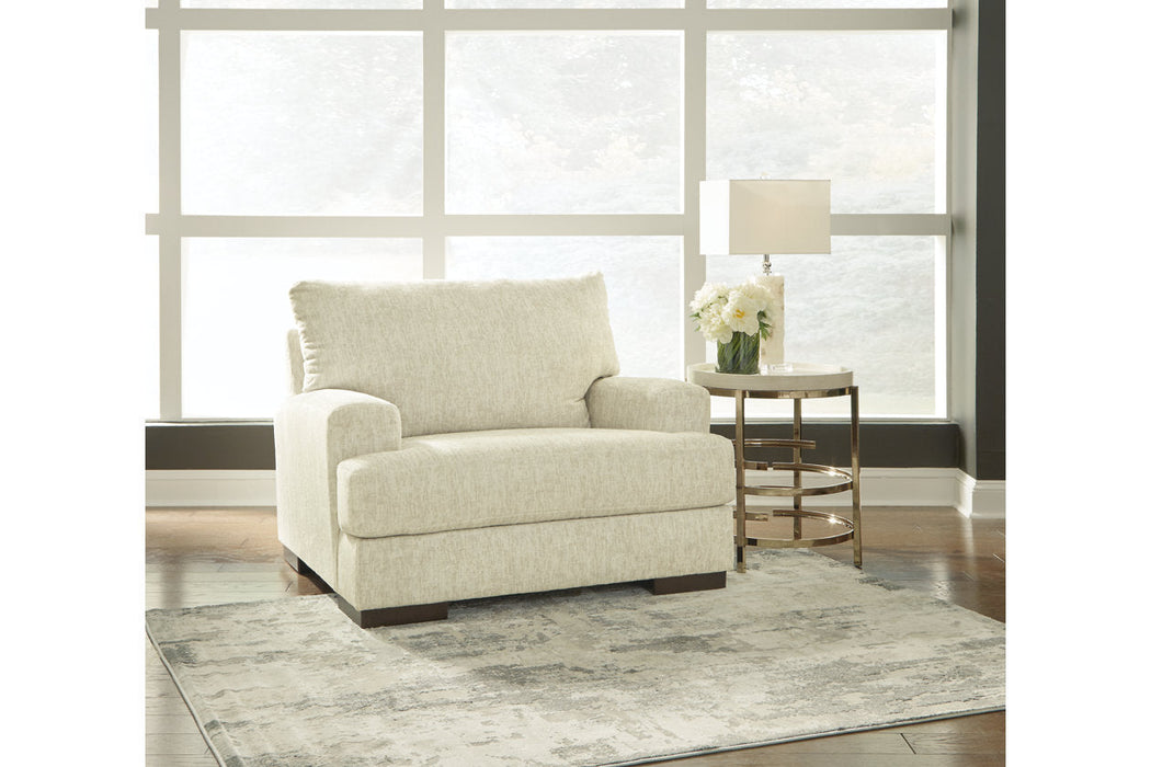 Caretti Parchment Oversized Chair - 1230323 - Vega Furniture