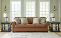 Carianna Caramel Leather Living Room Set - SET | 5760438 | 5760435 - Vega Furniture