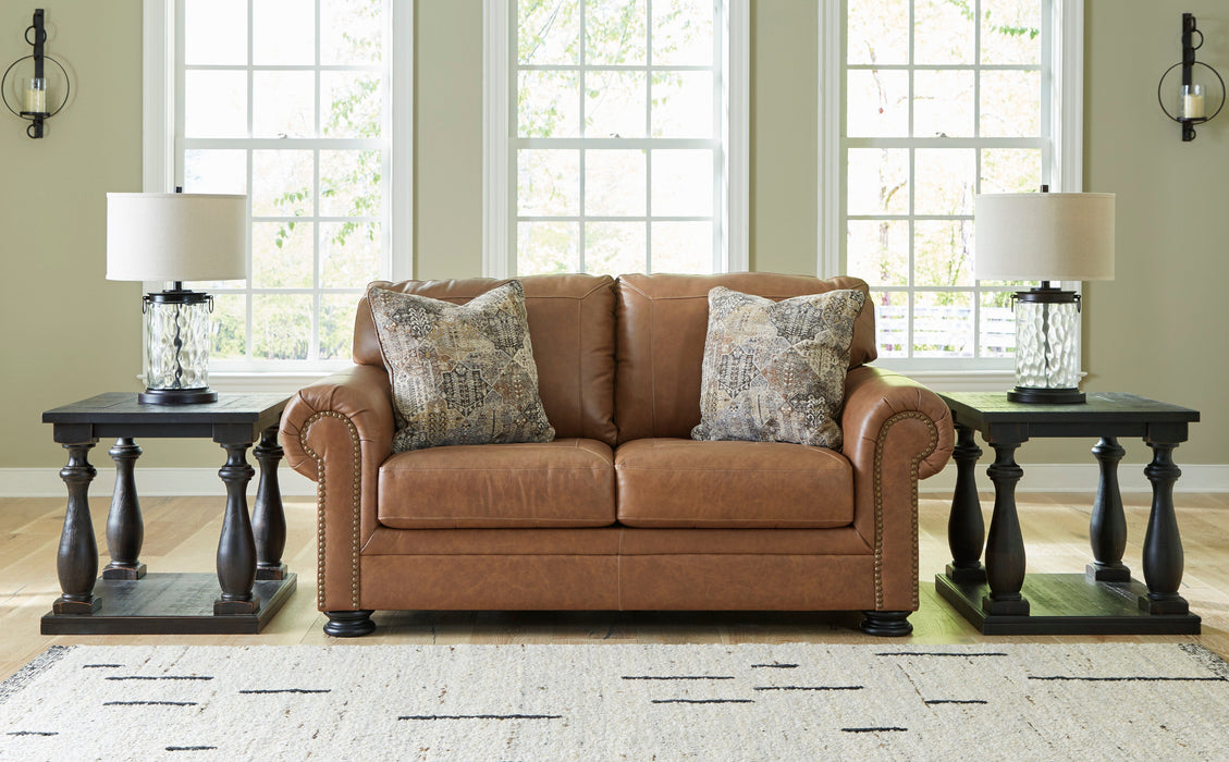 Carianna Caramel Leather Living Room Set - SET | 5760438 | 5760435 - Vega Furniture