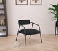 Carly Black Boucle Fabric Accent Chair - 552Black - Vega Furniture
