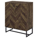 Carolyn Rustic Oak/Gunmetal 2-Door Accent Cabinet - 959639 - Vega Furniture