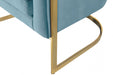 Carter Aqua Velvet Accent Chair - 515Aqua - Vega Furniture