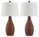 Cartford Brown Table Lamp (Set of 2) - L178004 - Vega Furniture