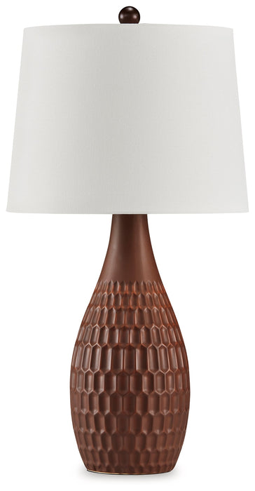 Cartford Brown Table Lamp (Set of 2) - L178004 - Vega Furniture