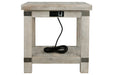 Carynhurst White Wash Gray End Table - T757-3 - Vega Furniture