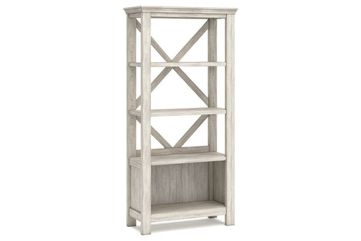 Carynhurst Whitewash 75" Bookcase - H755-17 - Vega Furniture