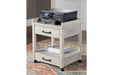 Carynhurst Whitewash Printer Stand - H755-11 - Vega Furniture