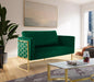 Casa Green Velvet Loveseat - 692Green-L - Vega Furniture