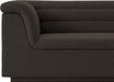 Cascade Boucle Fabric Loveseat Brown - 191Brown-L - Vega Furniture