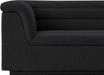 Cascade Boucle Fabric Sofa Black - 191Black-S - Vega Furniture