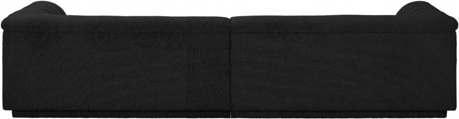 Cascade Boucle Fabric Sofa Black - 193Black-S119 - Vega Furniture