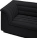 Cascade Boucle Fabric Sofa Black - 193Black-S119 - Vega Furniture