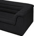 Cascade Boucle Fabric Sofa Black - 193Black-S119 - Vega Furniture