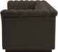 Cascade Boucle Fabric Sofa Brown - 191Brown-S - Vega Furniture