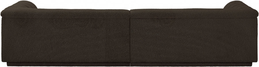 Cascade Boucle Fabric Sofa Brown - 193Brown-S119 - Vega Furniture