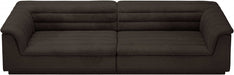 Cascade Boucle Fabric Sofa Brown - 193Brown-S119 - Vega Furniture