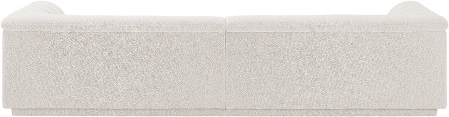 Cascade Boucle Fabric Sofa Cream - 193Cream-S119 - Vega Furniture