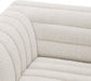 Cascade Boucle Fabric Sofa Cream - 193Cream-S119 - Vega Furniture