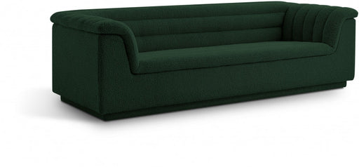 Cascade Boucle Fabric Sofa Green - 191Green-S - Vega Furniture