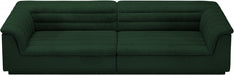 Cascade Boucle Fabric Sofa Green - 193Green-S119 - Vega Furniture