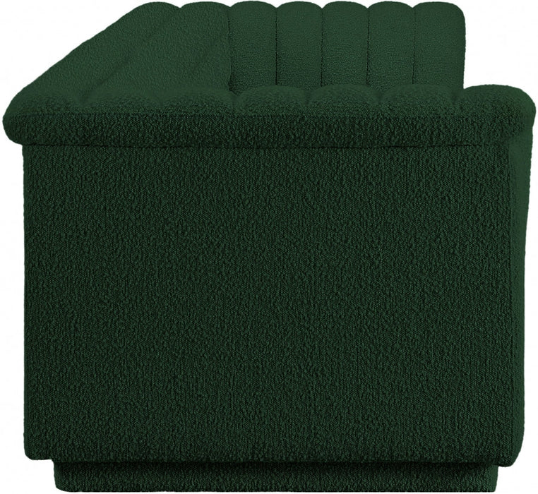 Cascade Boucle Fabric Sofa Green - 193Green-S119 - Vega Furniture