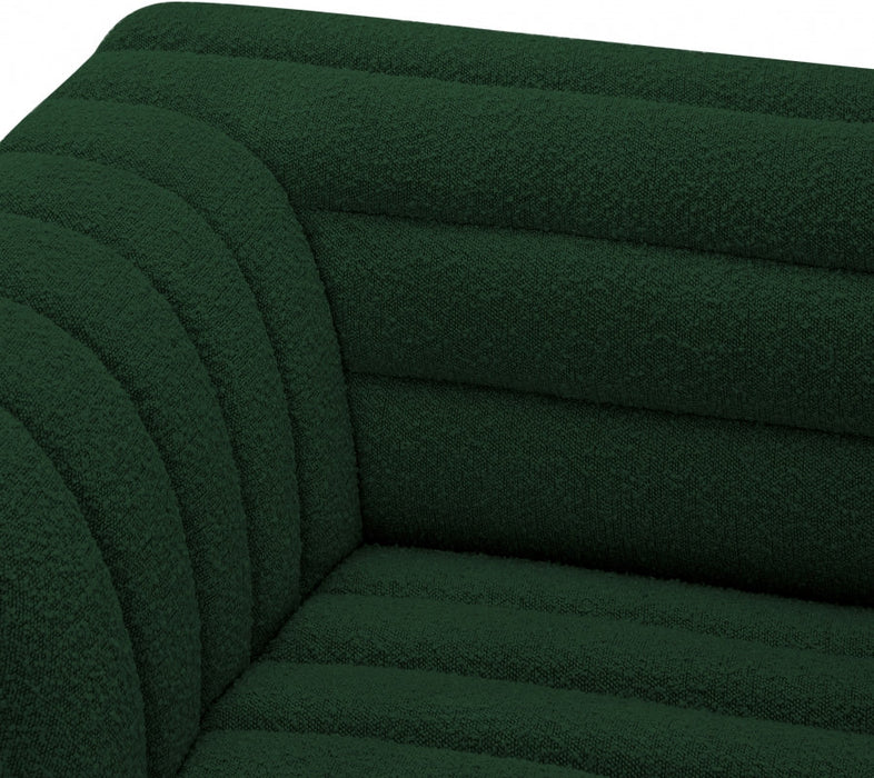 Cascade Boucle Fabric Sofa Green - 193Green-S119 - Vega Furniture