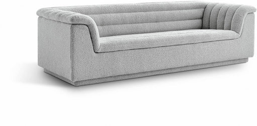 Cascade Boucle Fabric Sofa Grey - 191Grey-S - Vega Furniture