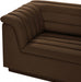 Cascade Velvet Fabric Sofa Brown - 194Brown-S119 - Vega Furniture