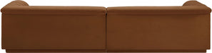 Cascade Velvet Fabric Sofa Saddle - 194Saddle-S119 - Vega Furniture