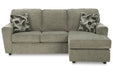 Cascilla Pewter Sofa Chaise - 2680518 - Vega Furniture