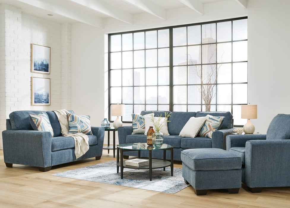 Cashton Blue Living Room Set - SET | 4060538 | 4060535 - Vega Furniture