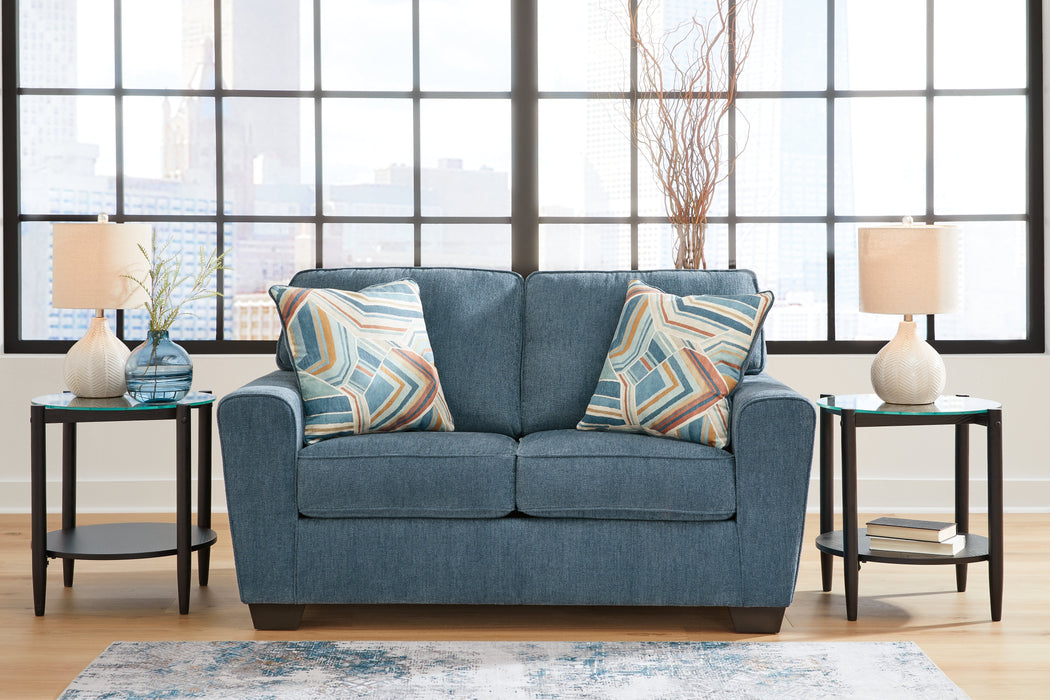 Cashton Blue Loveseat - 4060535 - Vega Furniture