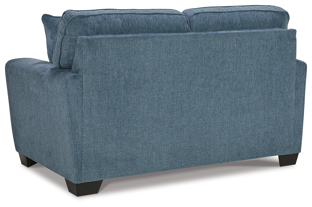 Cashton Blue Loveseat - 4060535 - Vega Furniture