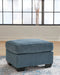 Cashton Blue Ottoman - 4060514 - Vega Furniture