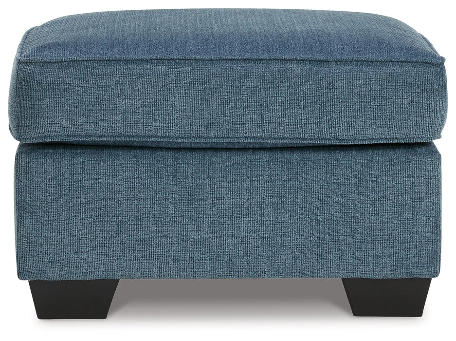 Cashton Blue Ottoman - 4060514 - Vega Furniture