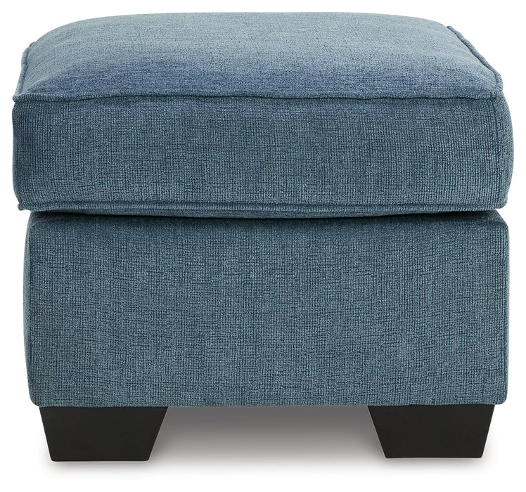 Cashton Blue Ottoman - 4060514 - Vega Furniture