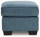 Cashton Blue Ottoman - 4060514 - Vega Furniture