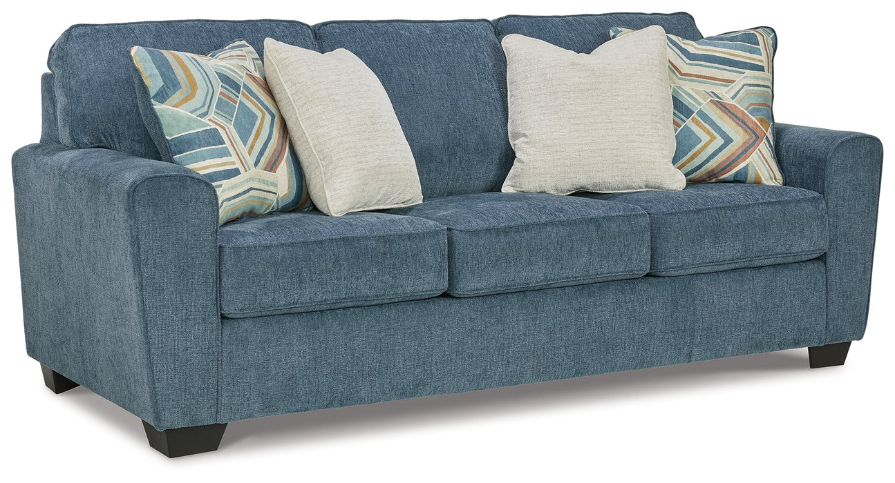 Cashton Blue Queen Sofa Sleeper - 4060539 - Vega Furniture