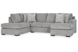 Casselbury Cement 2-Piece LAF Chaise Sectional - SET | 5290603 | 5290616 - Vega Furniture