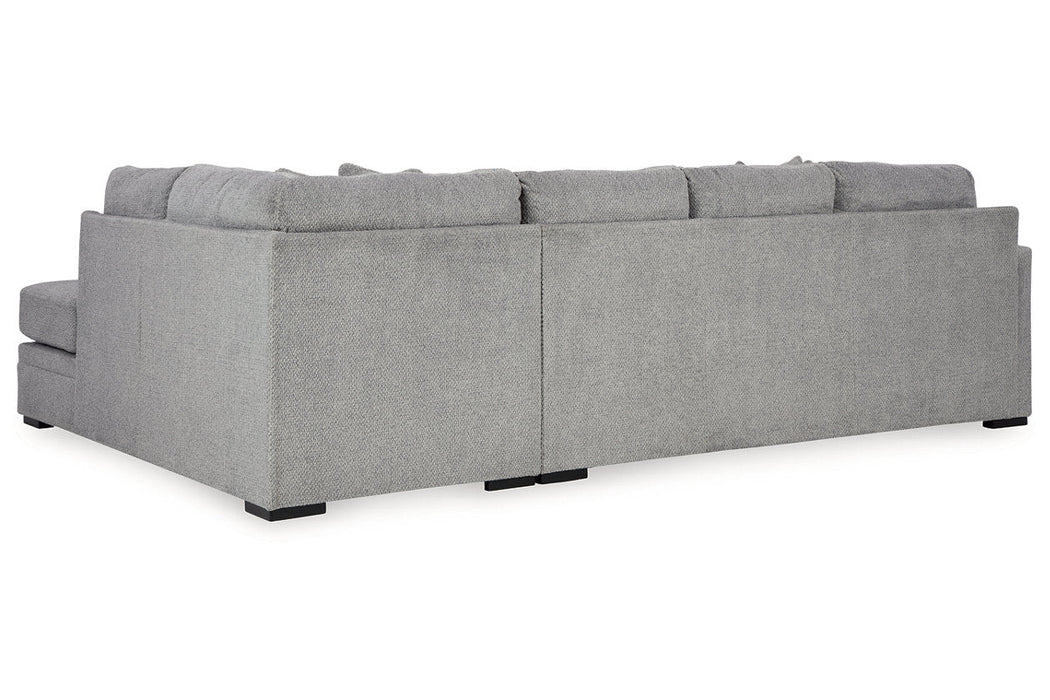 Casselbury Cement 2-Piece RAF Chaise Sectional - SET | 5290602 | 5290617 - Vega Furniture