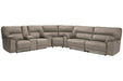 Cavalcade Slate 3-Piece Power Reclining Sectional - SET | 7760147 | 7760177 | 7760196 - Vega Furniture