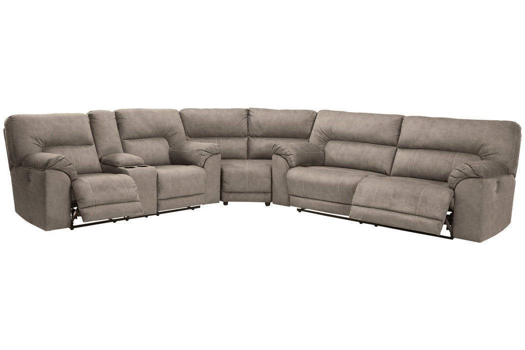 Cavalcade Slate 3-Piece Power Reclining Sectional - SET | 7760147 | 7760177 | 7760196 - Vega Furniture