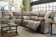 Cavalcade Slate 3-Piece Power Reclining Sectional - SET | 7760147 | 7760177 | 7760196 - Vega Furniture