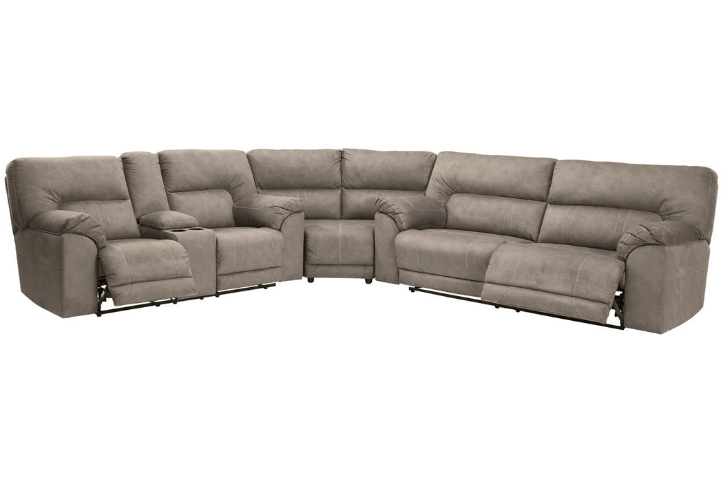 Cavalcade Slate 3-Piece Reclining Sectional - SET | 7760177 | 7760181 | 7760194 - Vega Furniture