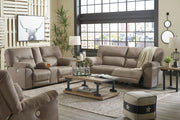 Cavalcade Slate Power Reclining Living Room Set - SET | 7760147 | 7760196 | 7760198 - Vega Furniture