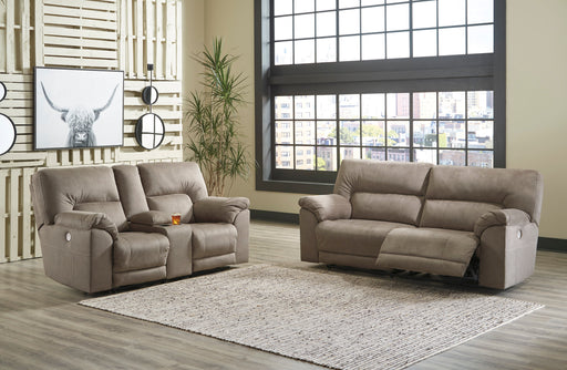 Cavalcade Slate Power Reclining Living Room Set - SET | 7760147 | 7760196 | 7760198 - Vega Furniture